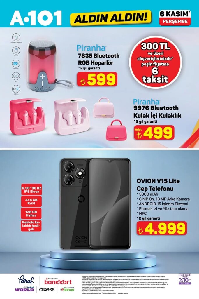 A101 6 Kasım 2025 Aktüel Ürünler Kataloğu