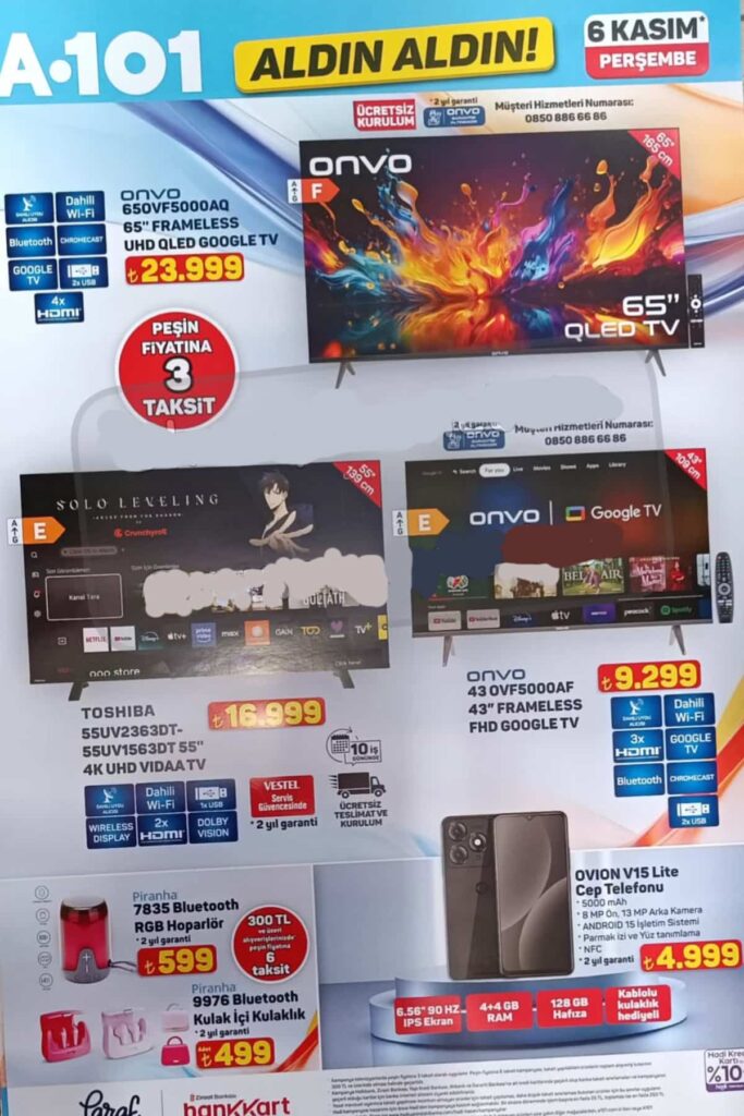 A101 6 Kasım 2025 Aktüel Ürünler Kataloğu