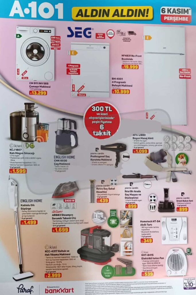 A101 6 Kasım 2025 Aktüel Ürünler Kataloğu