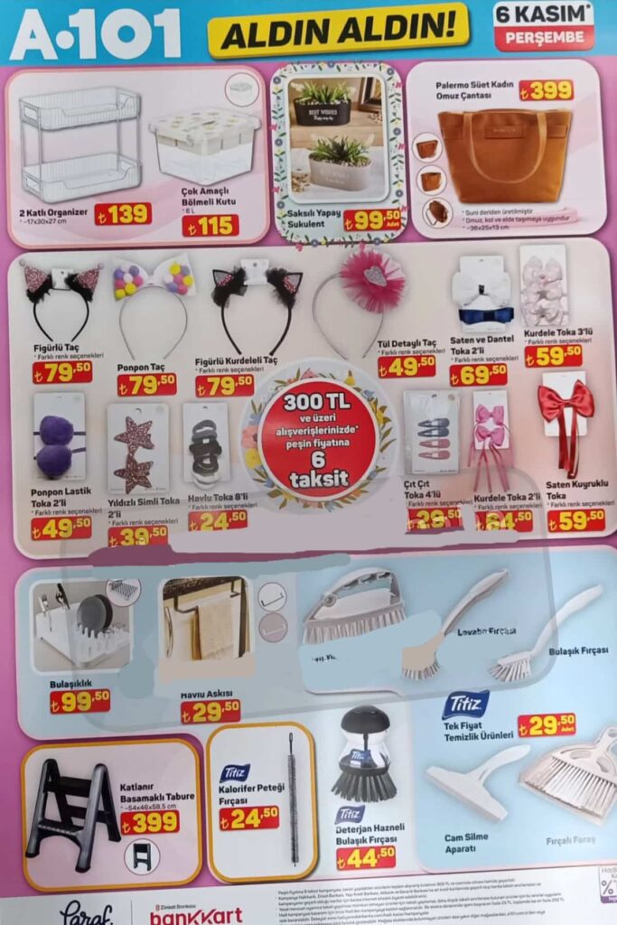 A101 6 Kasım 2025 Aktüel Ürünler Kataloğu