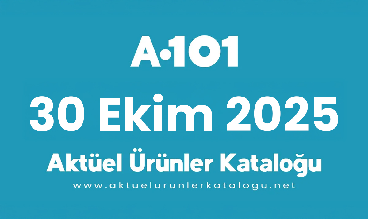 a101 30 ekim kataloğu