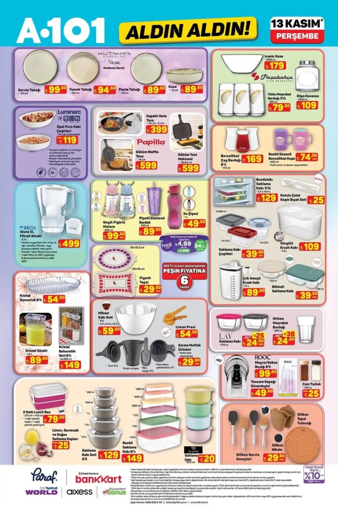 A101 13 Kasım 2025 Kataloğu