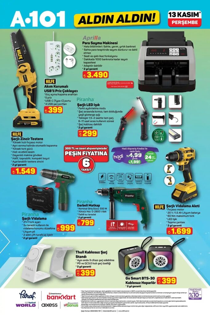 A101 13 Kasım 2025 Kataloğu