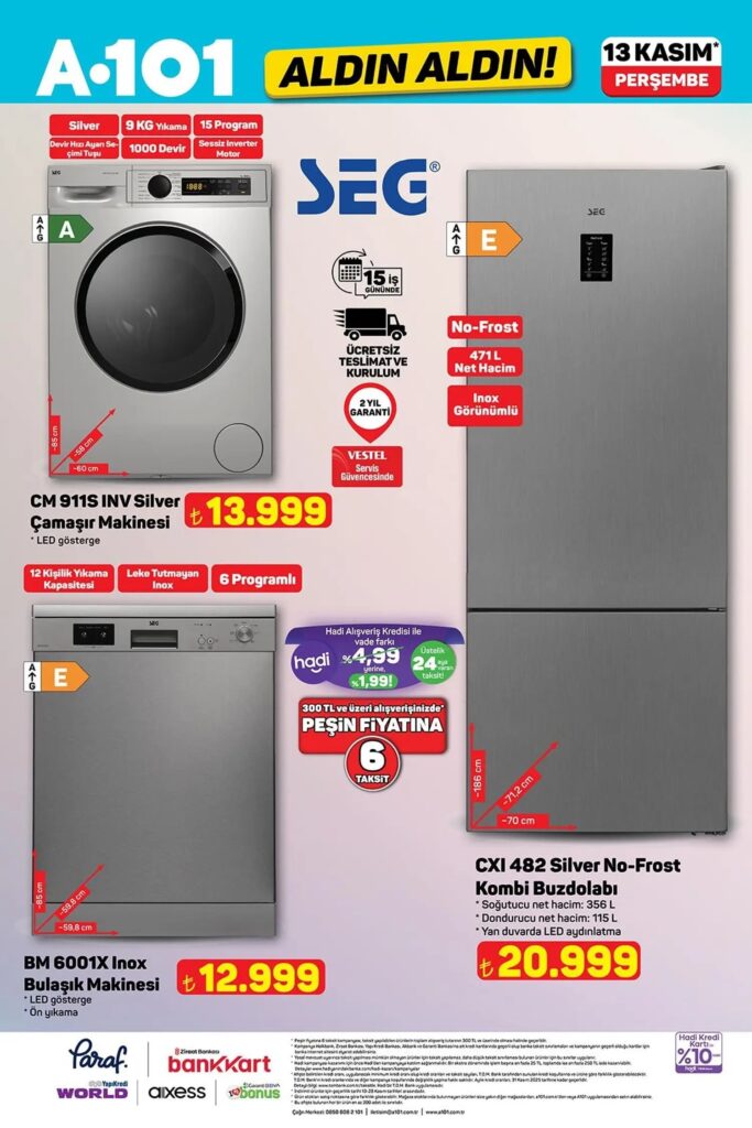 A101 13 Kasım 2025 Kataloğu