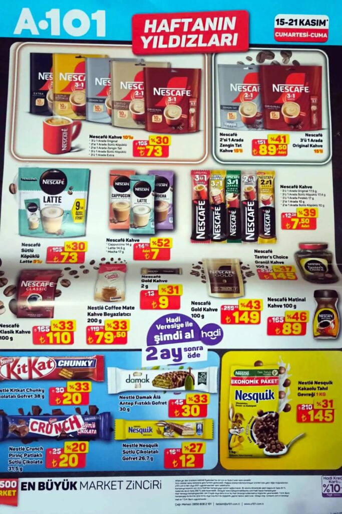 A101 15 Kasım 2025 Kataloğu