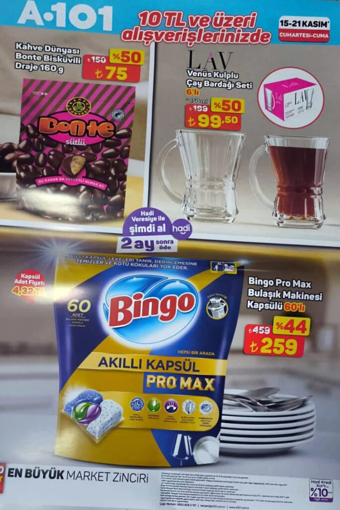 A101 15 Kasım 2025 Kataloğu