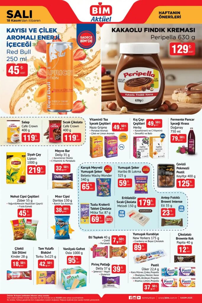 BİM 18 Kasım 2025 Kataloğu