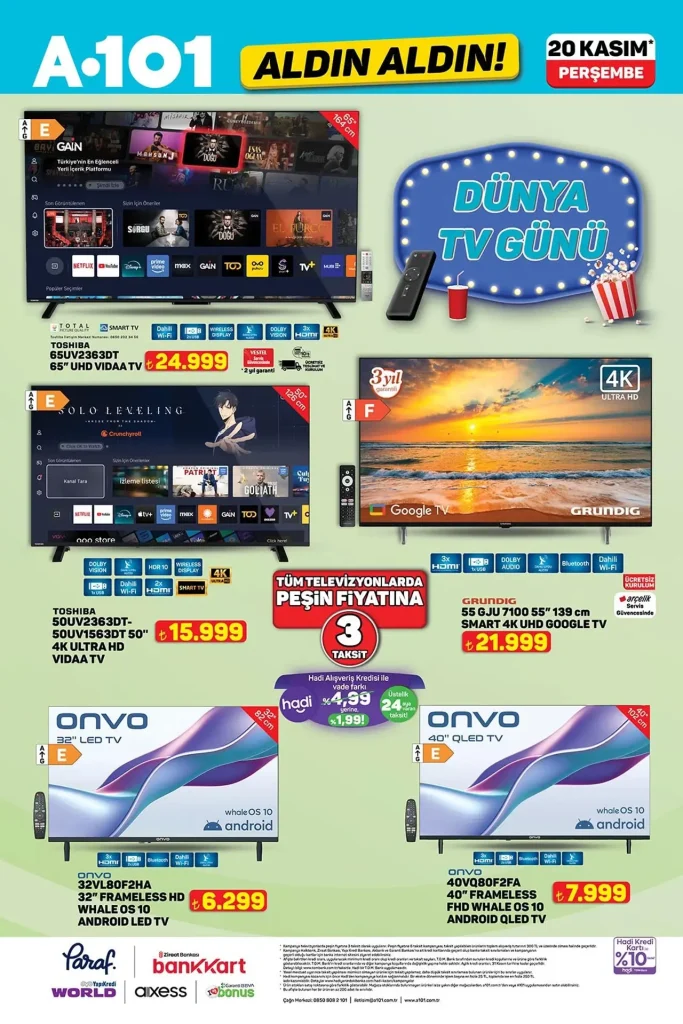 A101 20 Kasım 2025 Kataloğu