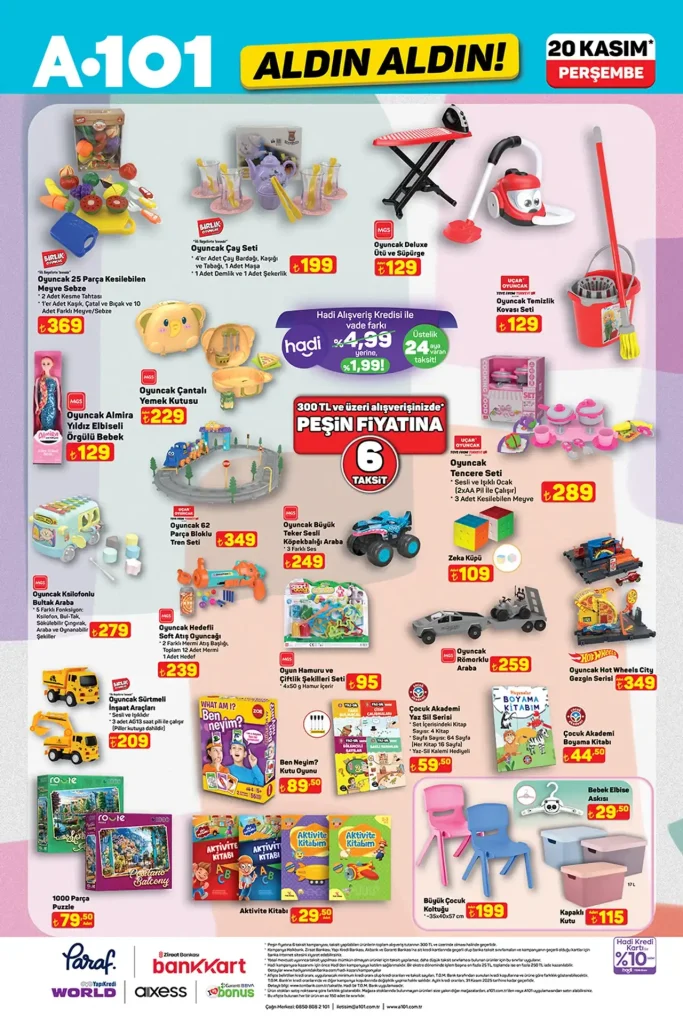A101 20 Kasım 2025 Kataloğu