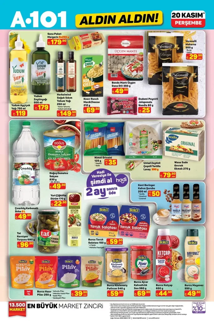 A101 20 Kasım 2025 Kataloğu