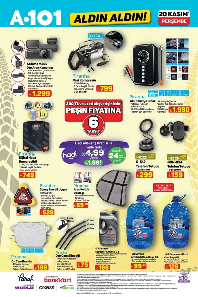 A101 20 Kasım 2025 Kataloğu