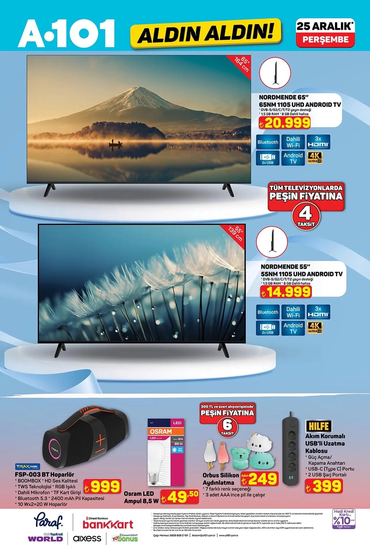 A101 25 Aralık 2025 Aktüel Kataloğu