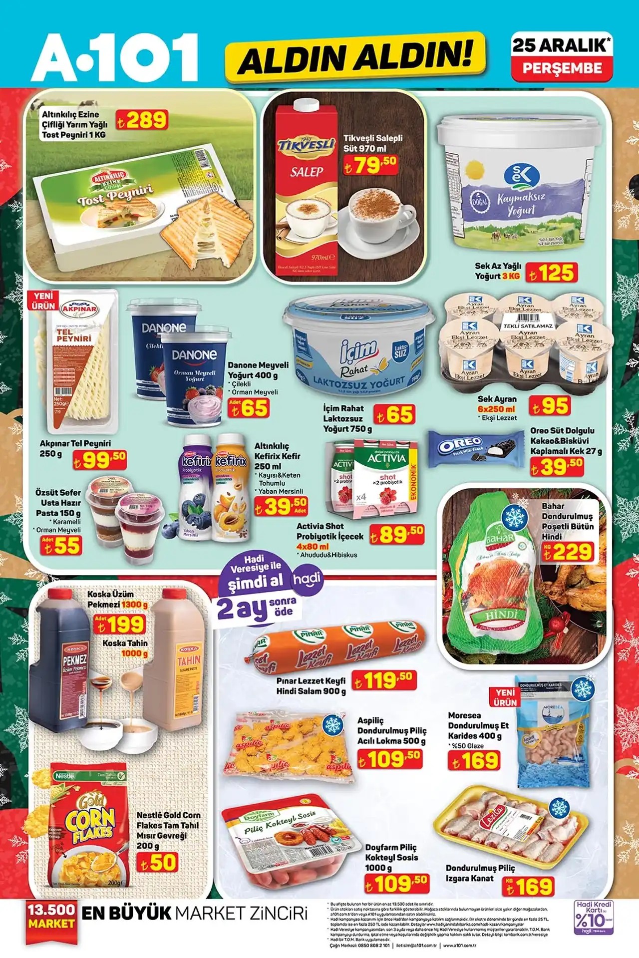 A101 25 Aralık 2025 Aktüel Kataloğu