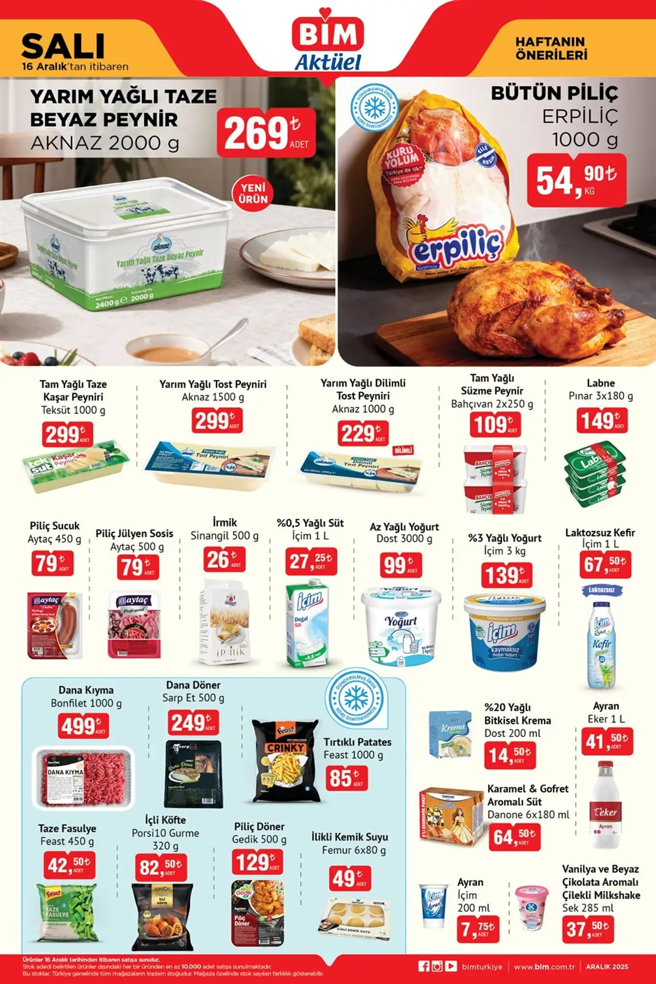 BİM 16 Aralık 2025 Aktüel Kataloğu: Temel Gıda, Dev Protein Kaynakları ve Temizlikte Şok Fiyatlar BİM 16 Aralık 2025 Aktüel Kataloğu