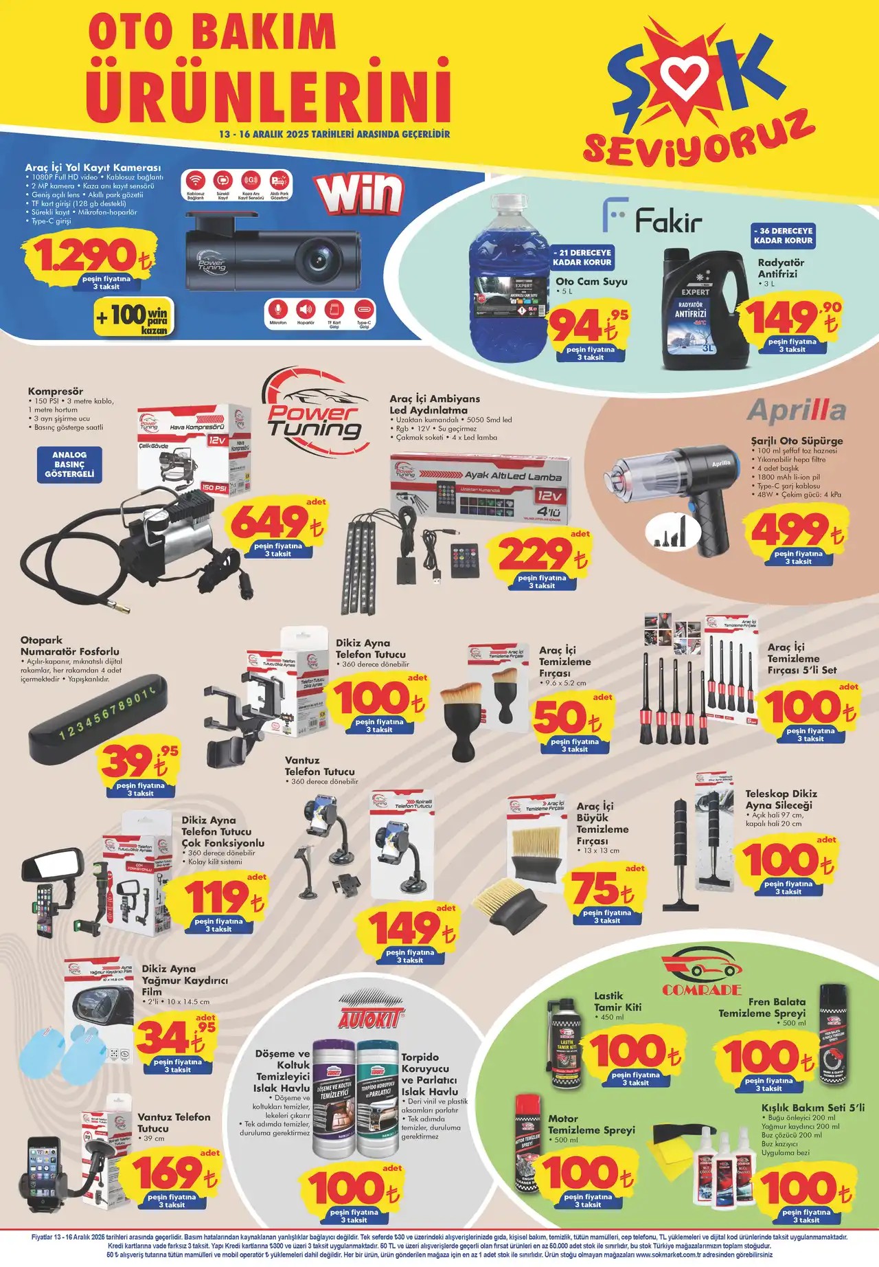 ŞOK 13 Aralık 2025 Kataloğu: Oto Güvenliği, Kışlık Bakım ve Lisanslı Oyuncaklarda Büyük Fırsatlar ŞOK 13 Aralık 2025 Kataloğu