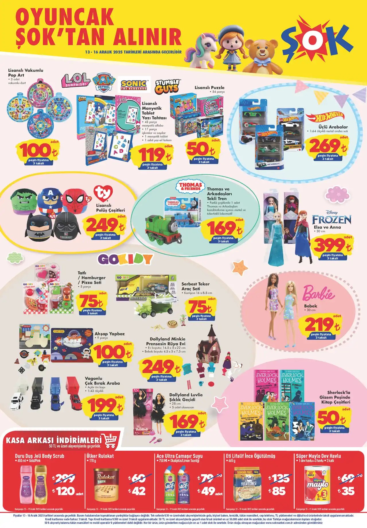ŞOK 13 Aralık 2025 Kataloğu: Oto Güvenliği, Kışlık Bakım ve Lisanslı Oyuncaklarda Büyük Fırsatlar ŞOK 13 Aralık 2025 Kataloğu