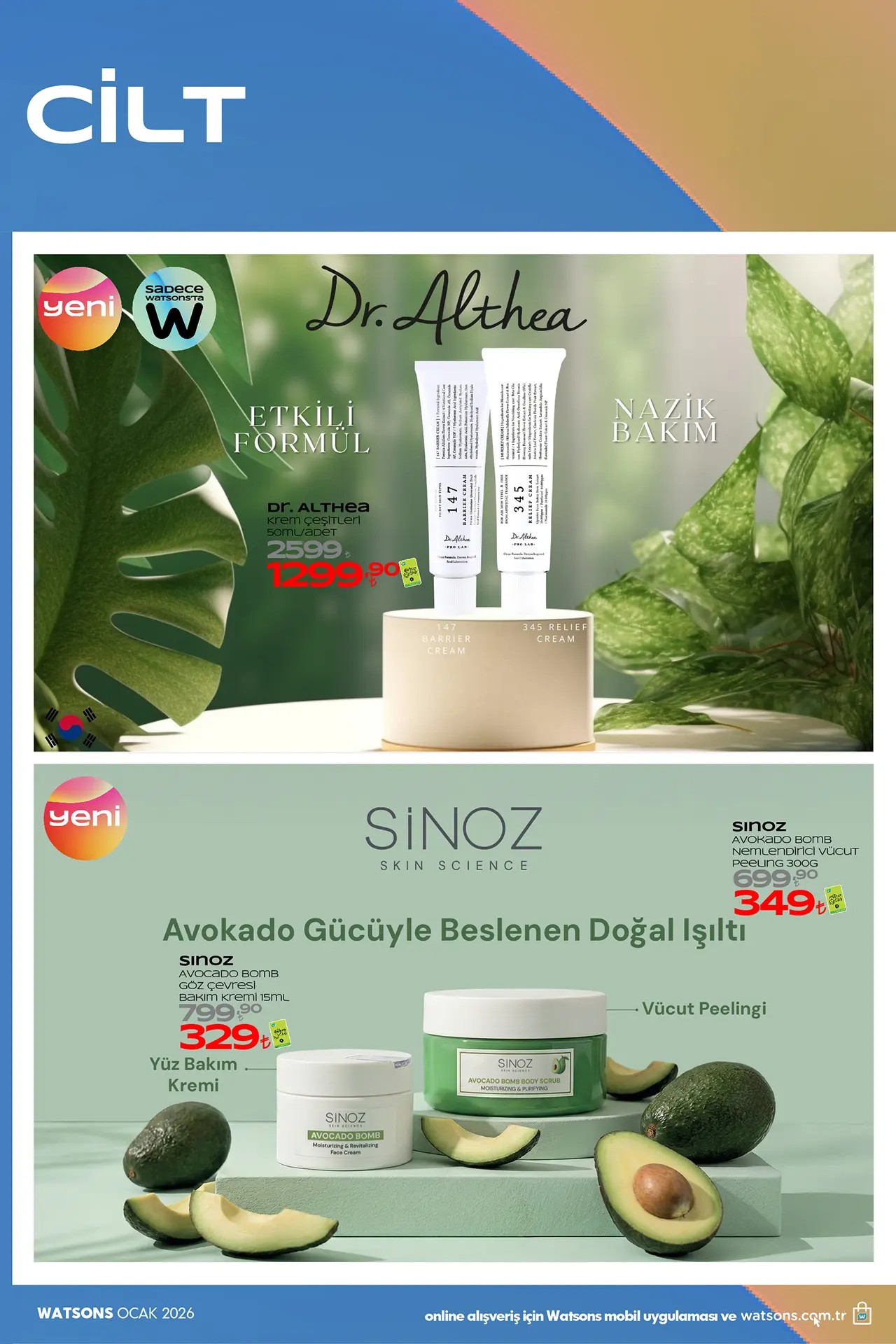 Watsons Ocak 2026 Kataloğu: Yeni Yılda Işıltılı Cilt, Güçlü Saçlar ve K-Beauty Rüzgarı