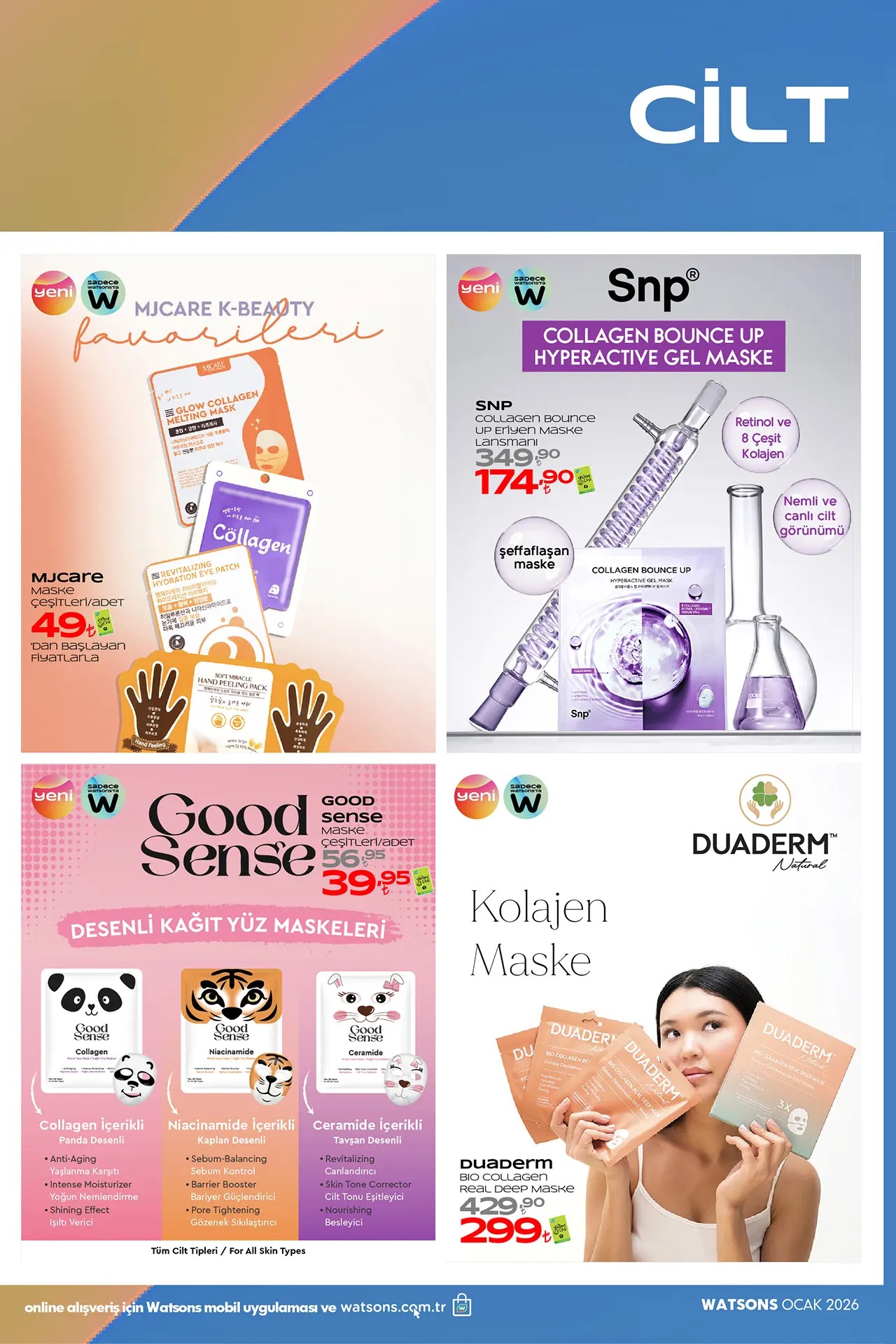 Watsons Ocak 2026 Kataloğu: Yeni Yılda Işıltılı Cilt, Güçlü Saçlar ve K-Beauty Rüzgarı