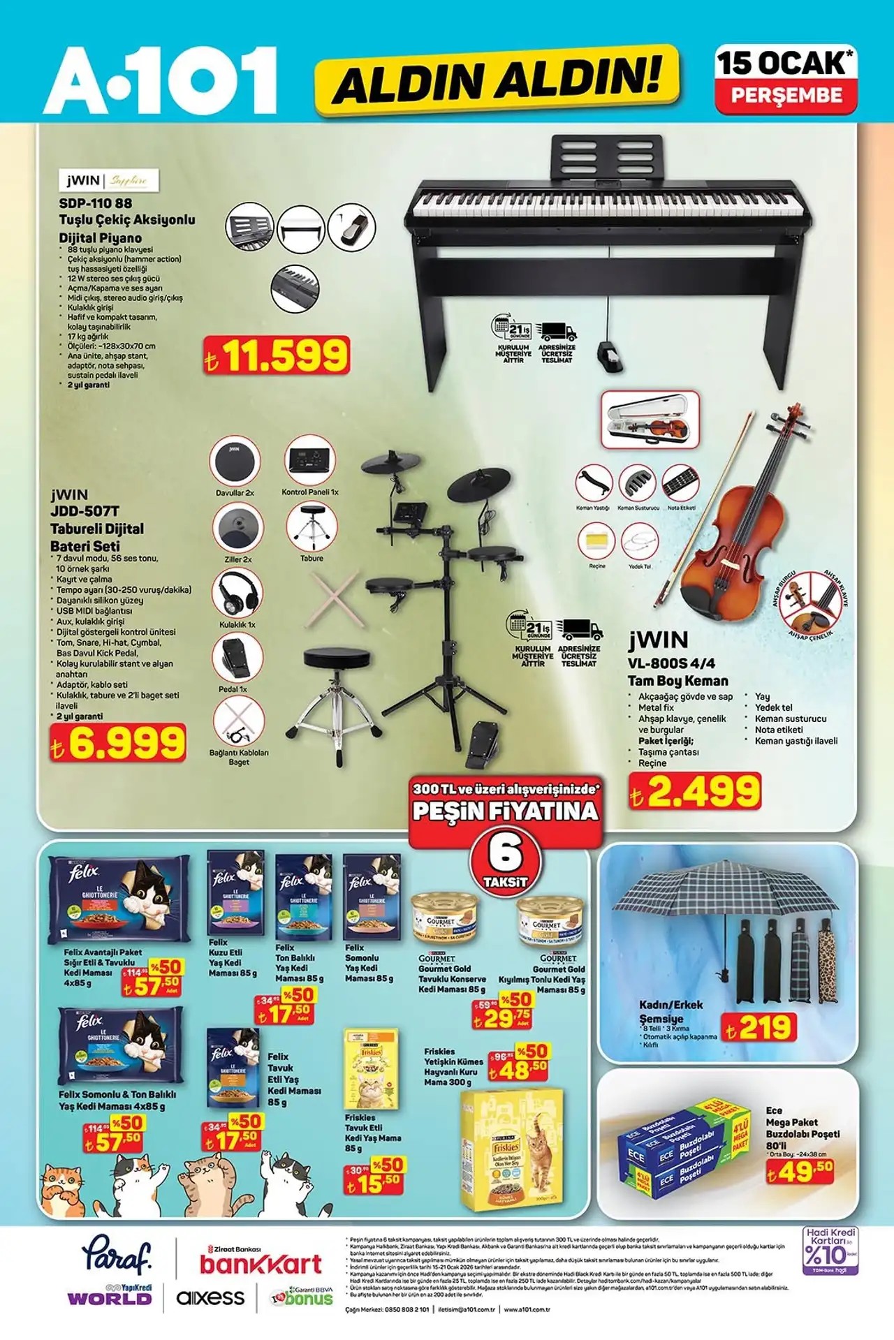 A101 15 Ocak 2026 Aktüel Kataloğu