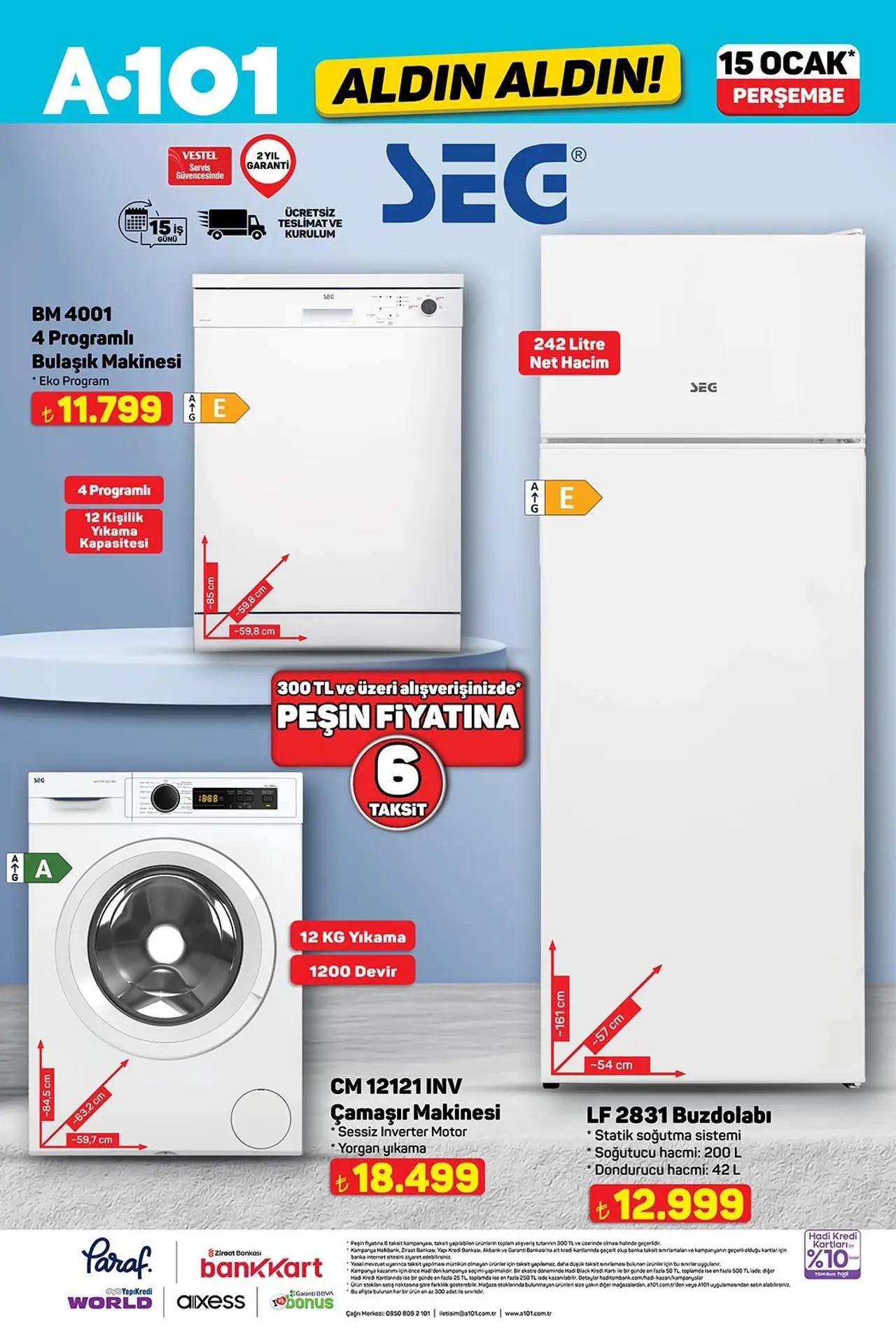 A101 15 Ocak 2026 Aktüel Kataloğu