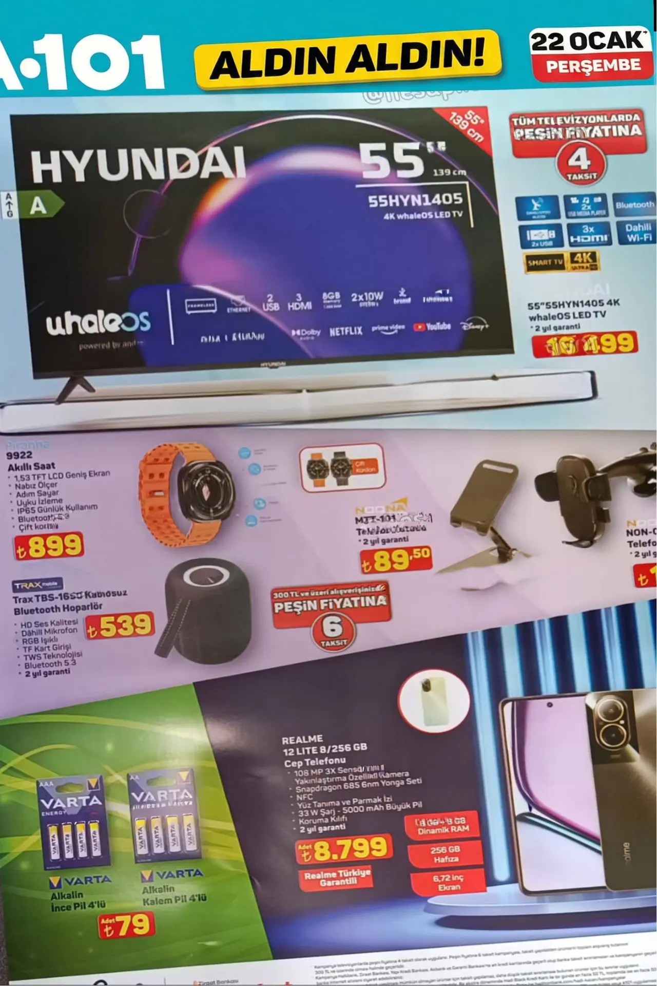 A101 22 Ocak 2026 Aktüel Kataloğu