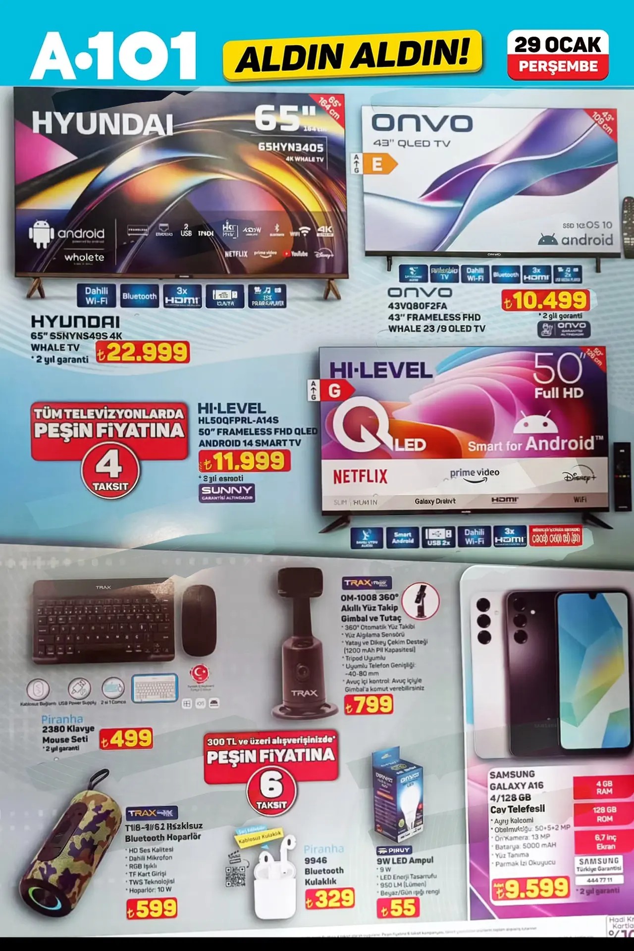 A101 29 Ocak 2026 Aktüel Kataloğu