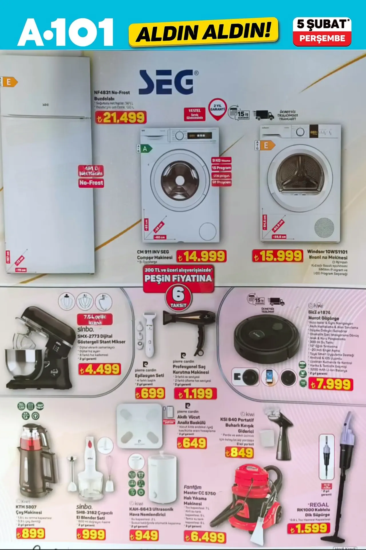 A101 5 Şubat 2026 Aktüel Kataloğu Bu Katalog Kaçmaz