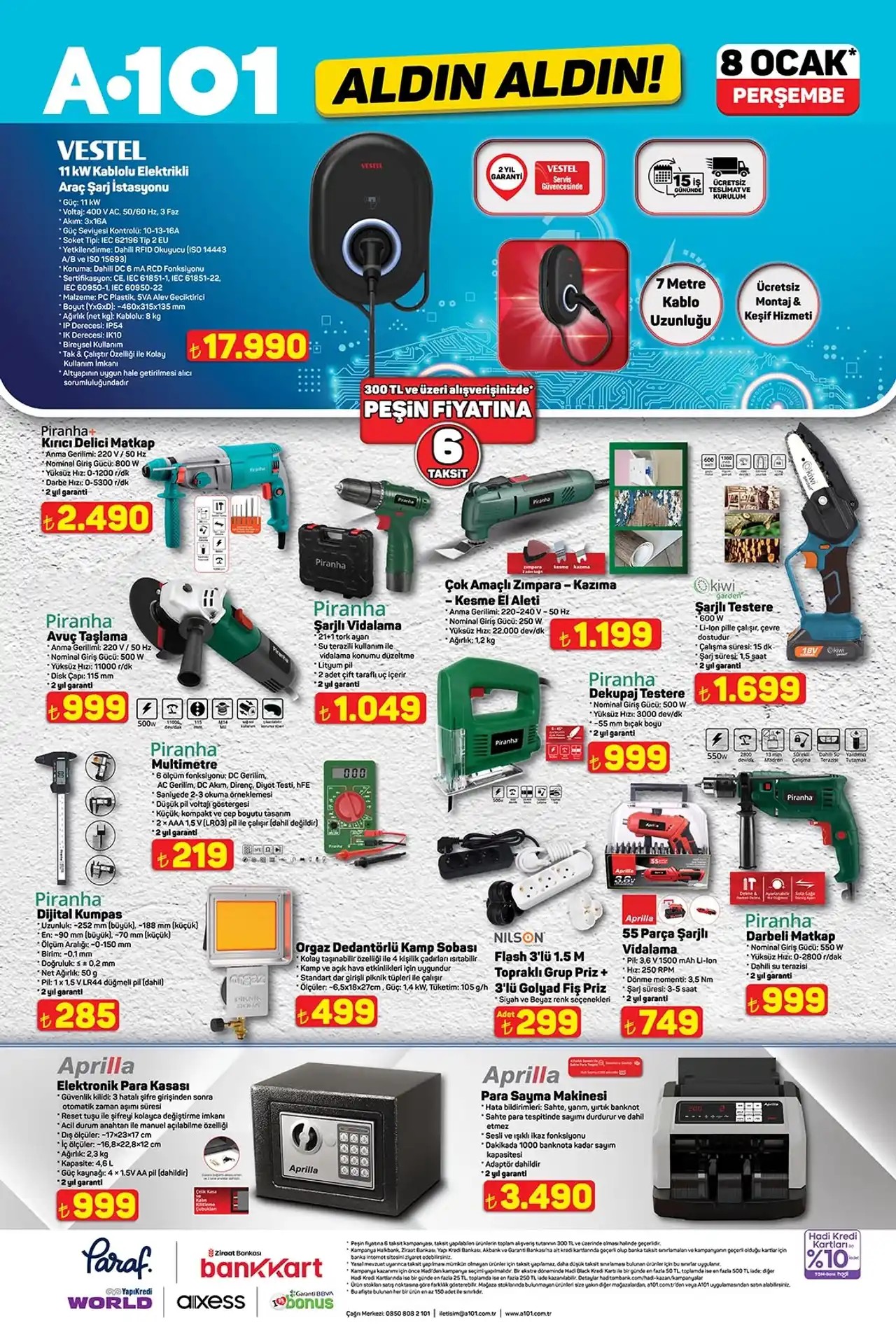 A101 8 Ocak 2026 Aktüel Kataloğu