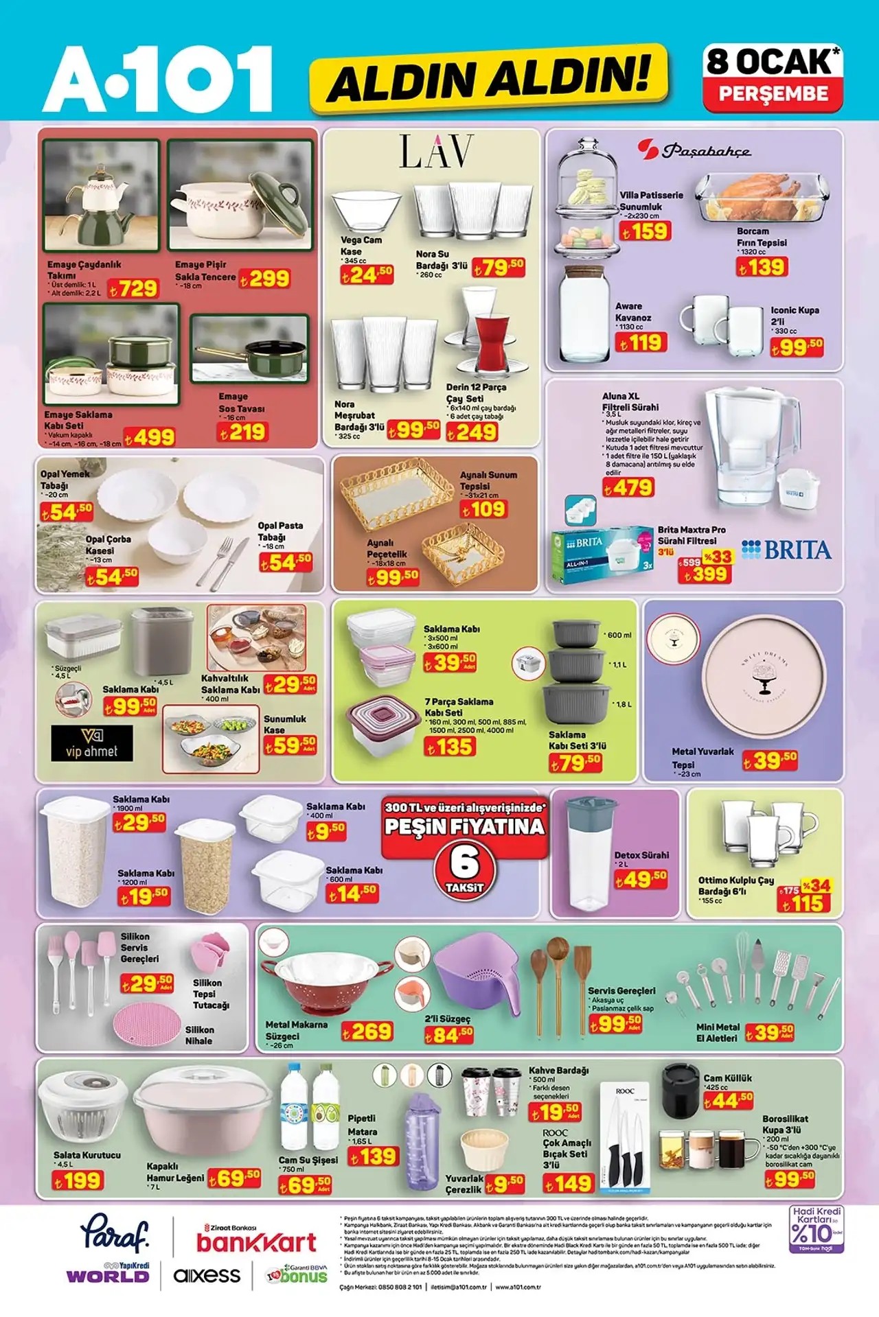 A101 8 Ocak 2026 Aktüel Kataloğu