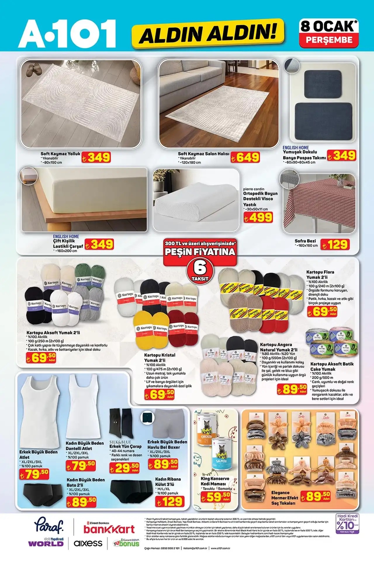 A101 8 Ocak 2026 Aktüel Kataloğu