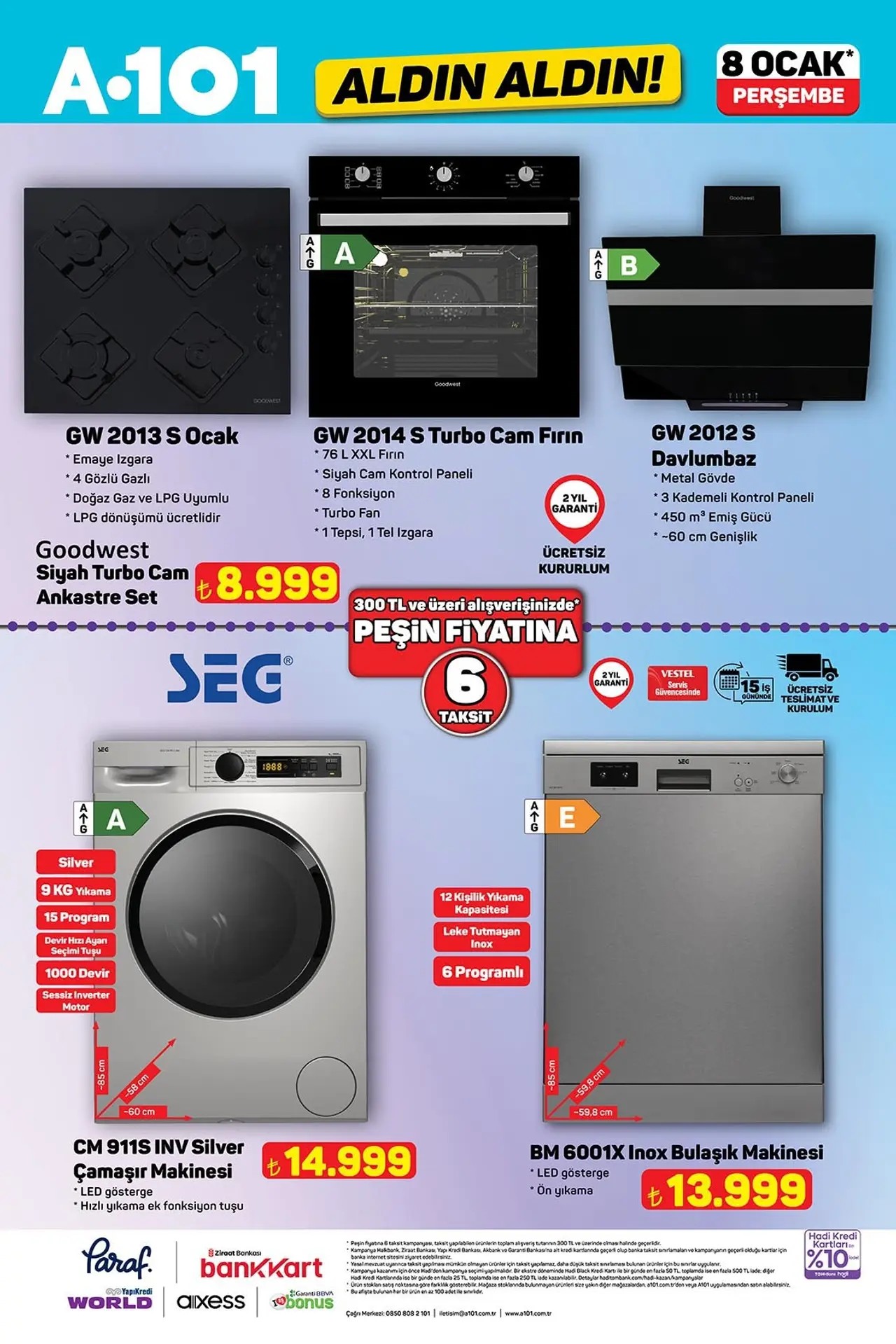 A101 8 Ocak 2026 Aktüel Kataloğu