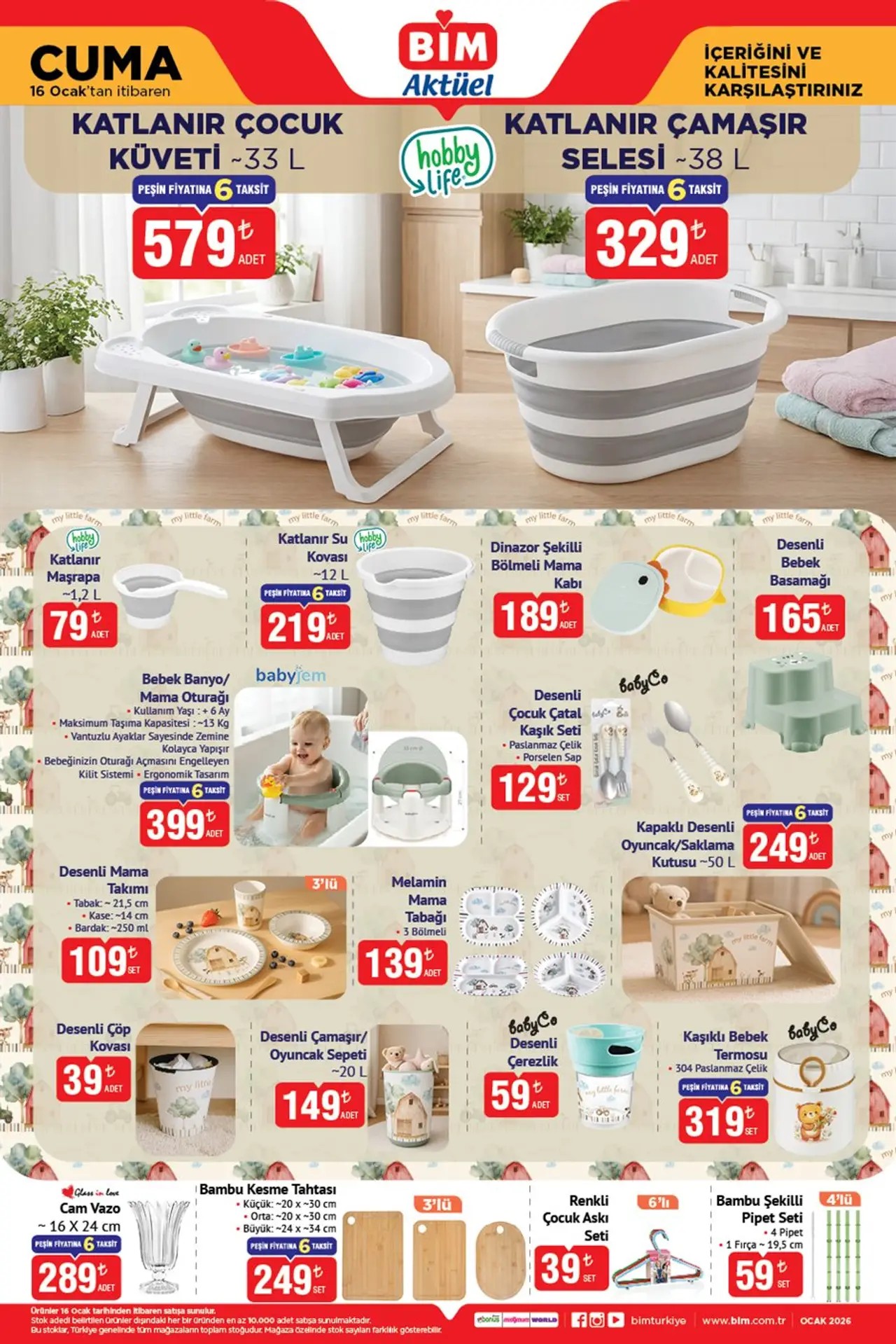 BİM 16 Ocak 2026 Aktüel Kataloğu: TCL Dev Ekran TV, Casper Akıllı Telefonlar ve Bebek Ürünlerinde Büyük Fırsatlar BİM 16 Ocak 2026 Aktüel Kataloğu