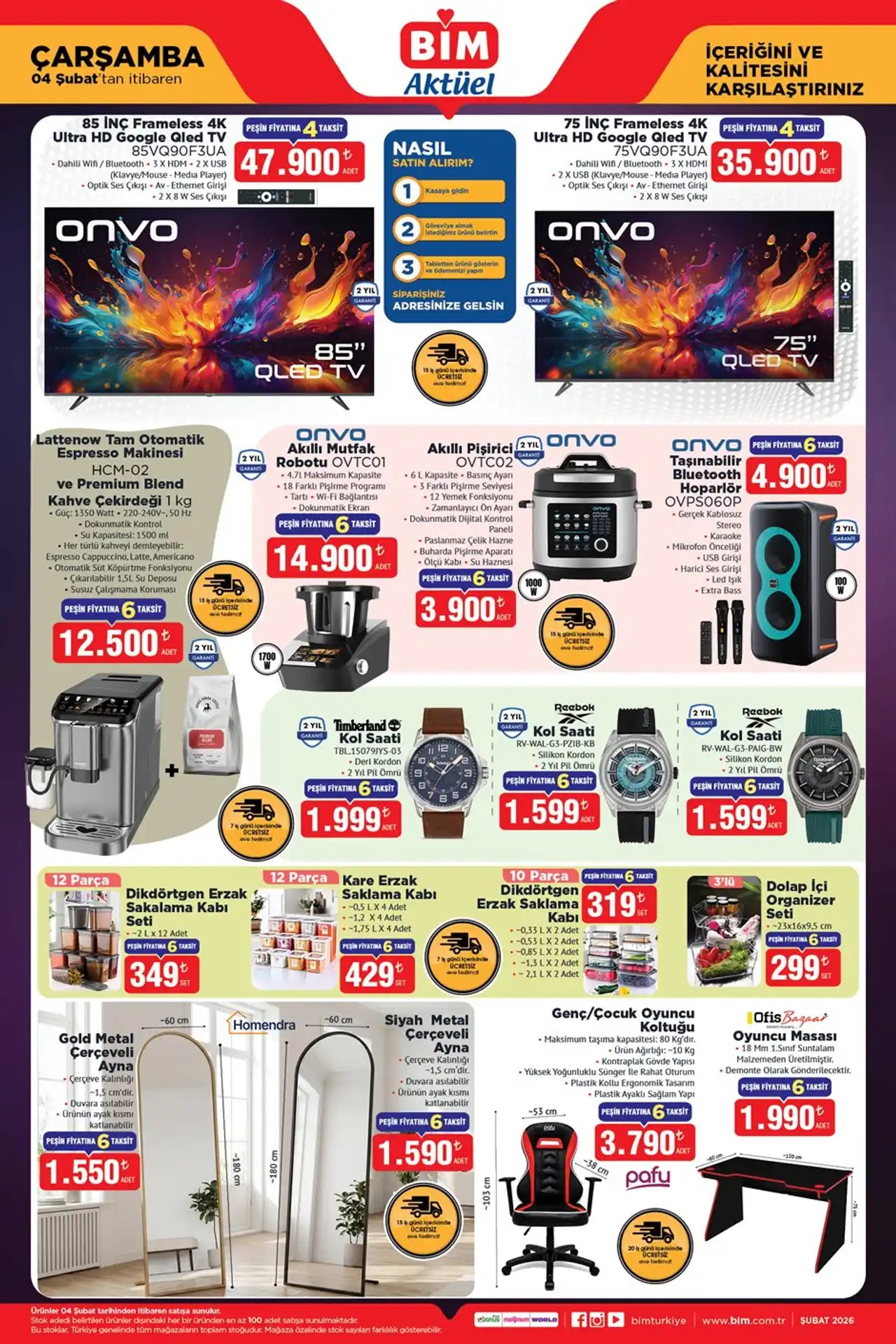 BİM 3 Şubat 2026 Aktüel Kataloğu: Şarküteri Şov, Tatlı Atıştırmalıklar ve Ekonomik Temizlik Fırsatları BİM 3 Şubat 2026 Aktüel Kataloğu