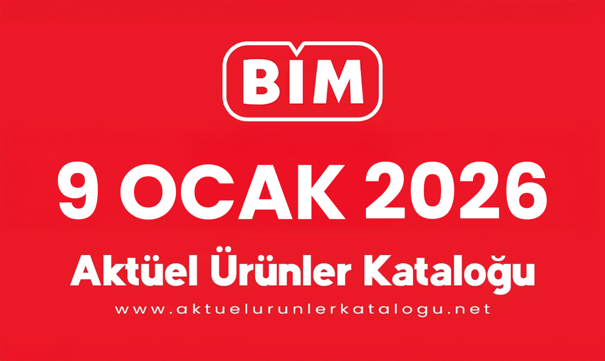 BİM 9 Ocak 2026 Aktüel Kataloğu