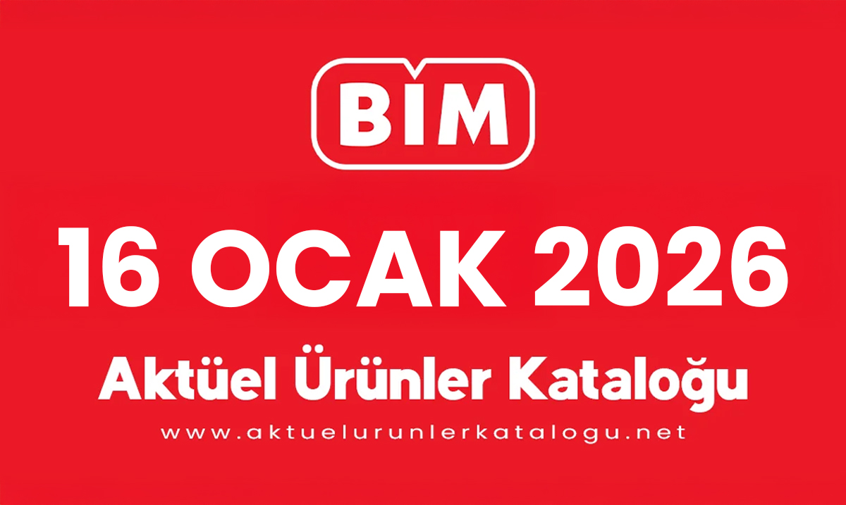 BİM 16 Ocak 2026 Aktüel Kataloğu