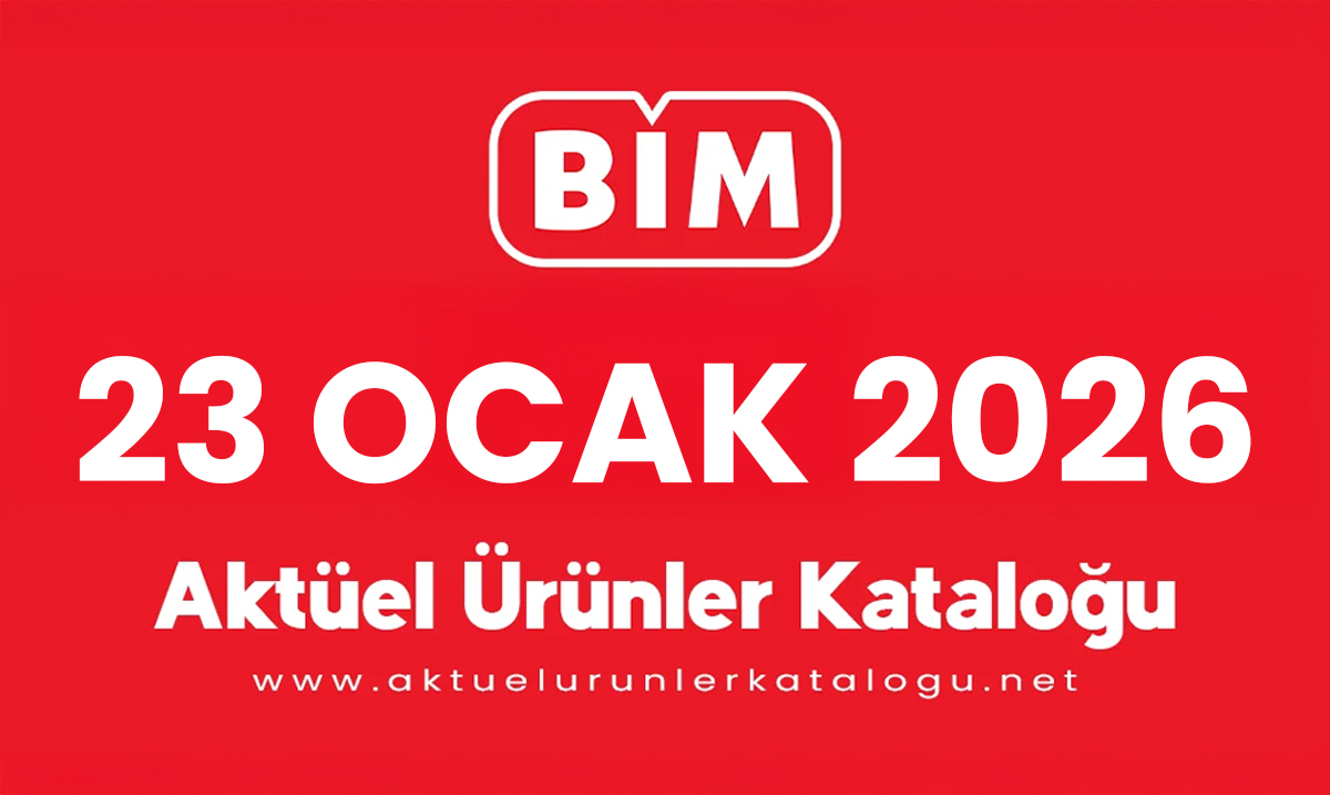 BİM 23 Ocak 2026 Aktüel Kataloğu