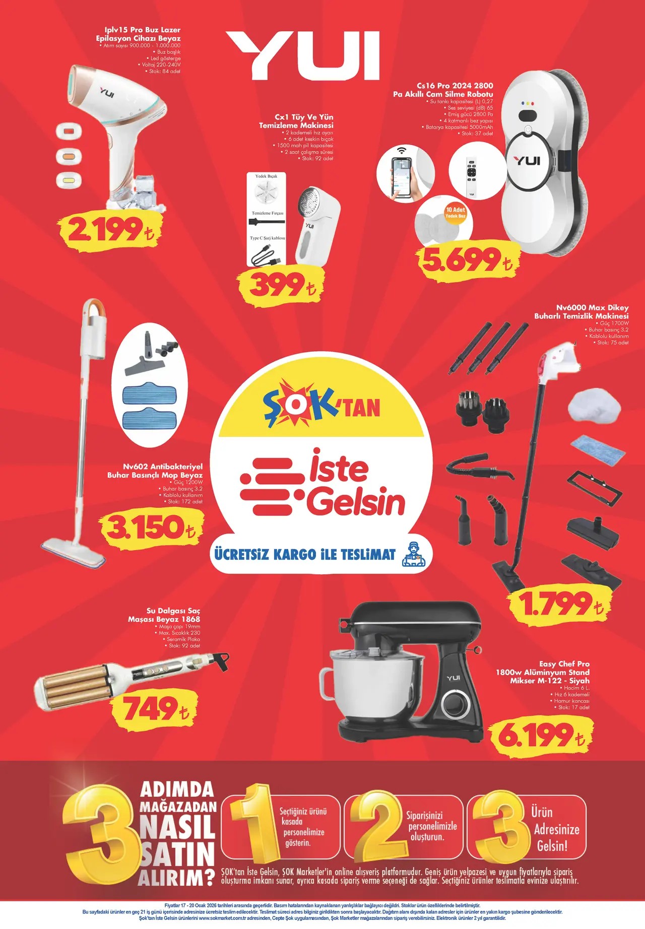 ŞOK 17 Ocak 2026 Aktüel Kataloğu