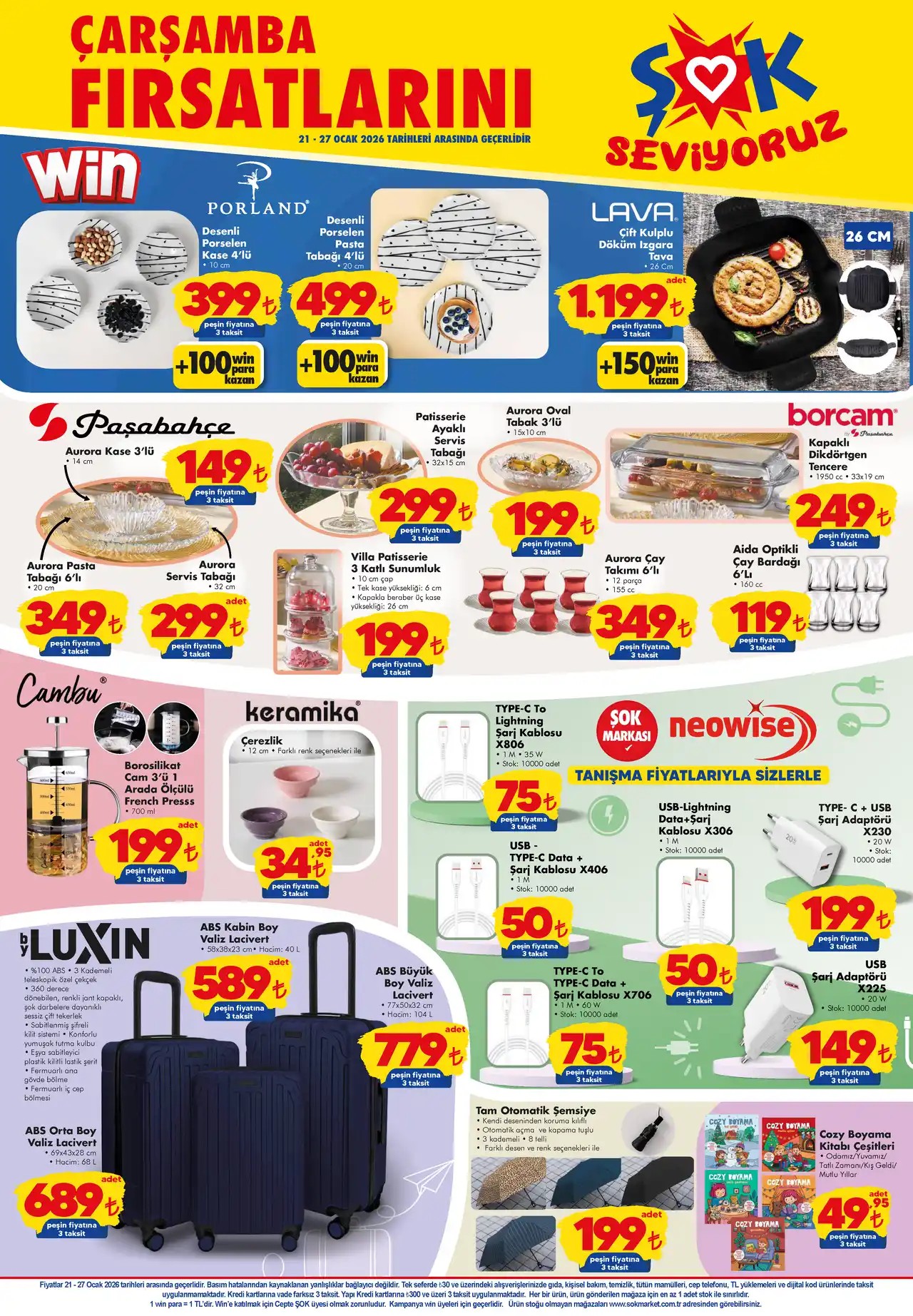 ŞOK 21 Ocak 2026 Aktüel Kataloğu: Alpina Beyaz Ankastre Set, Arzum Win Fırsatları ve Ev Tekstili Şovu ŞOK 21 Ocak 2026 Aktüel Kataloğu