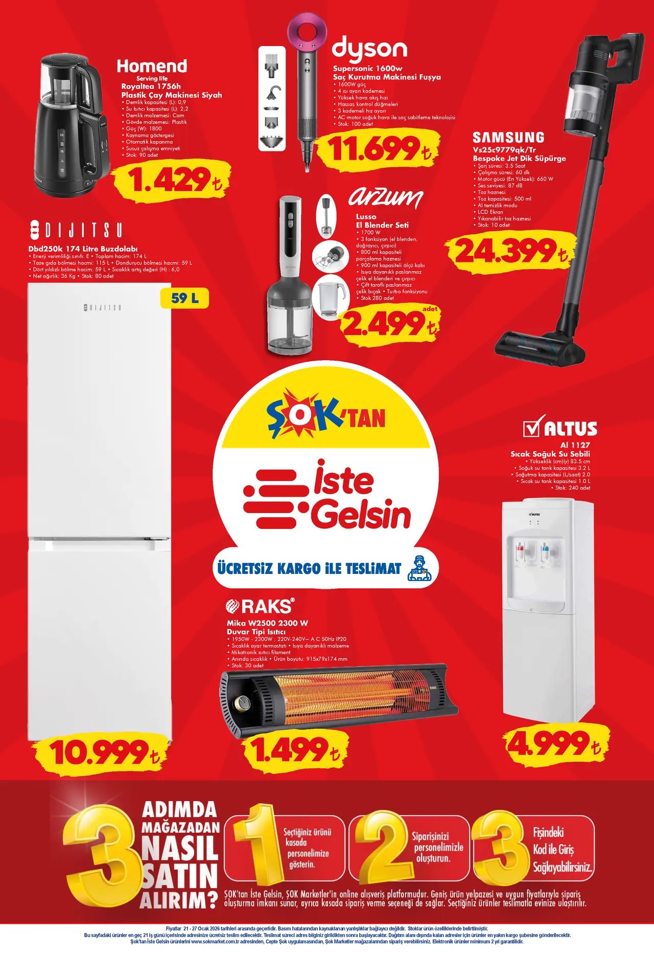 ŞOK 21 Ocak 2026 Aktüel Kataloğu: Alpina Beyaz Ankastre Set, Arzum Win Fırsatları ve Ev Tekstili Şovu ŞOK 21 Ocak 2026 Aktüel Kataloğu