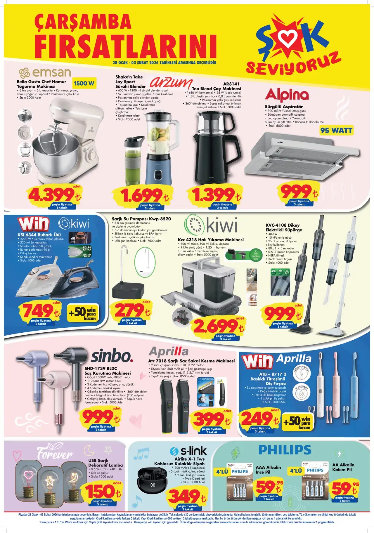 ŞOK 28 Ocak 2026 Aktüel Kataloğu