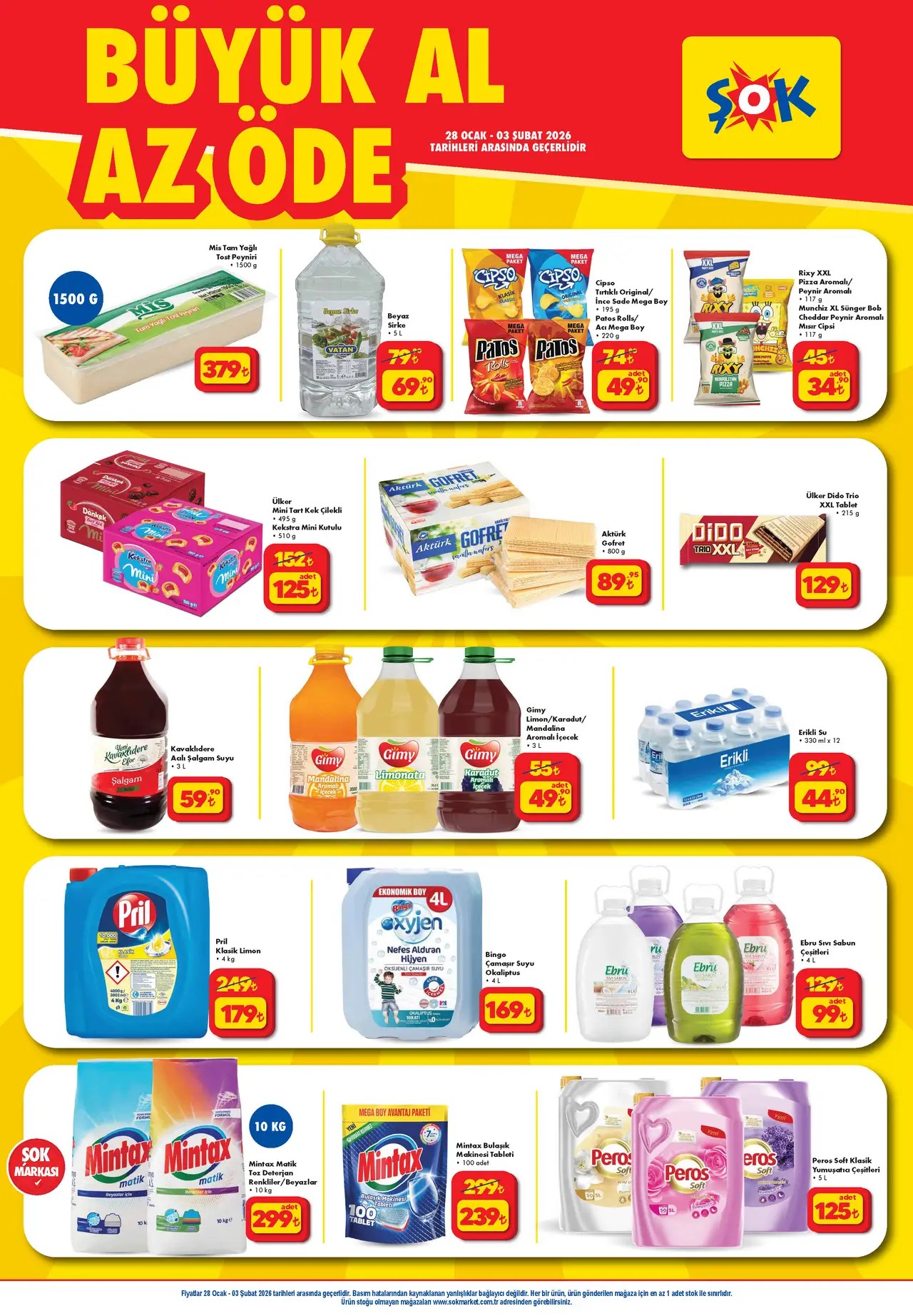 ŞOK 28 Ocak 2026 Aktüel Kataloğu