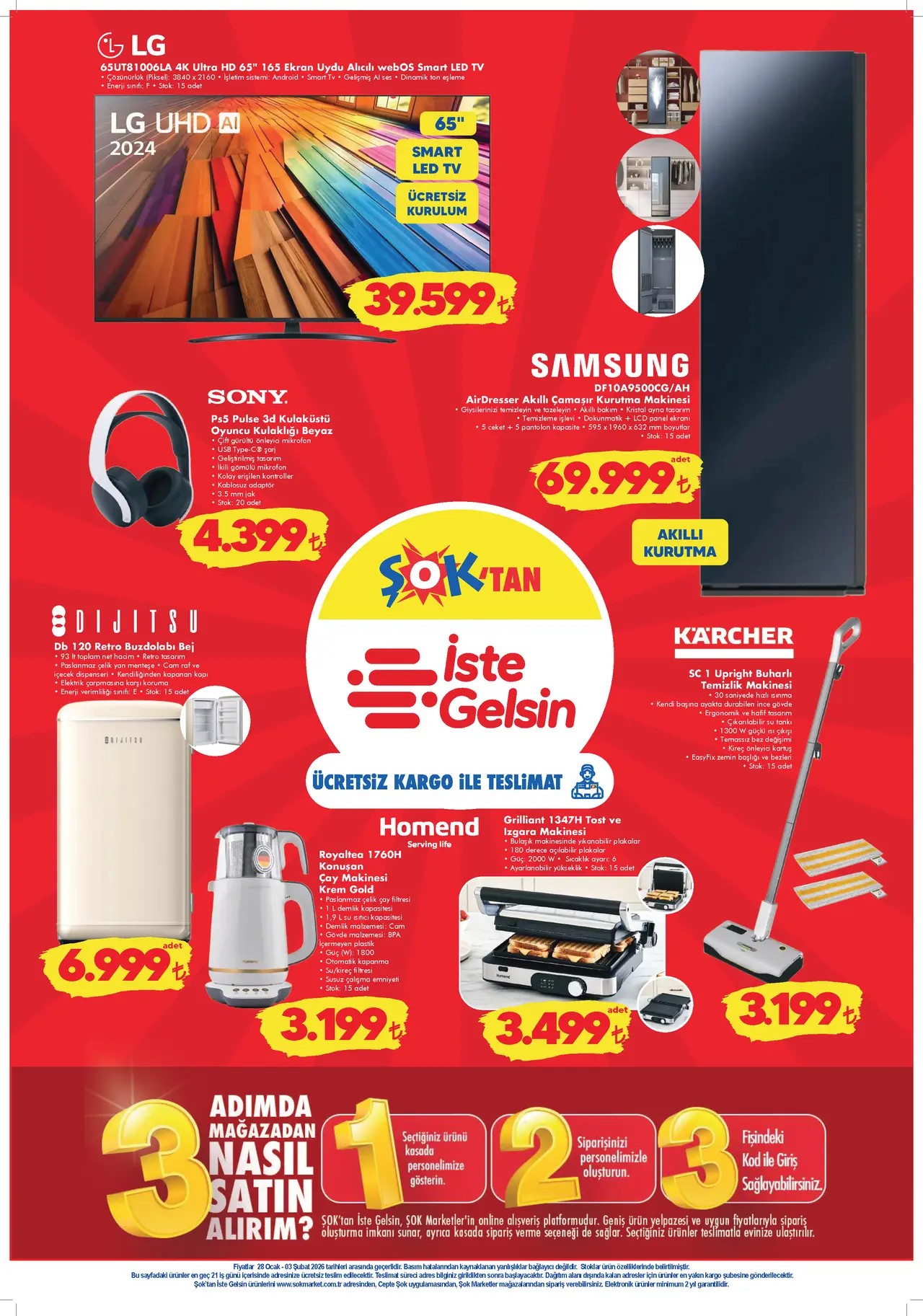 ŞOK 28 Ocak 2026 Aktüel Kataloğu