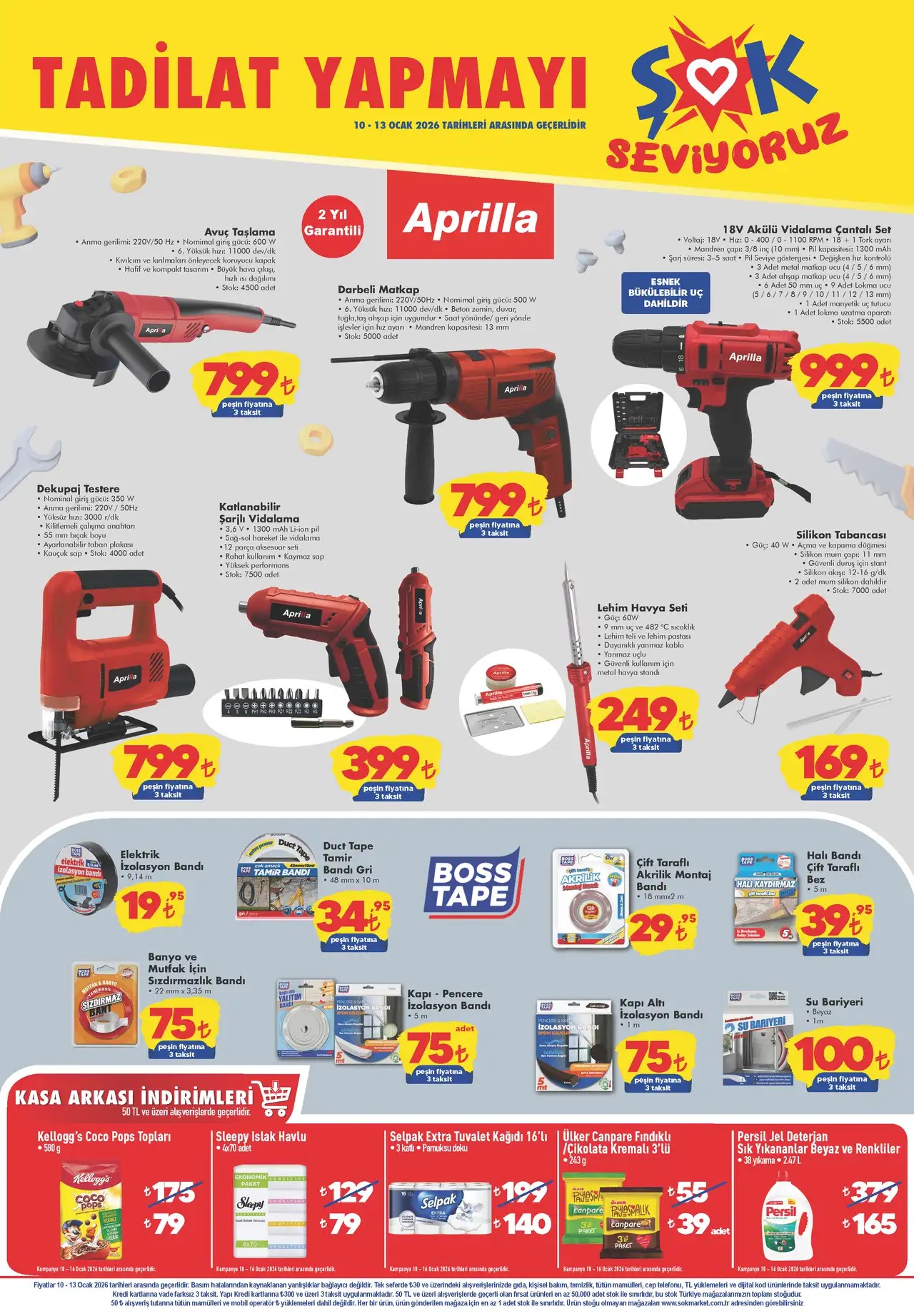 ŞOK 10 Ocak 2026 Aktüel Kataloğu