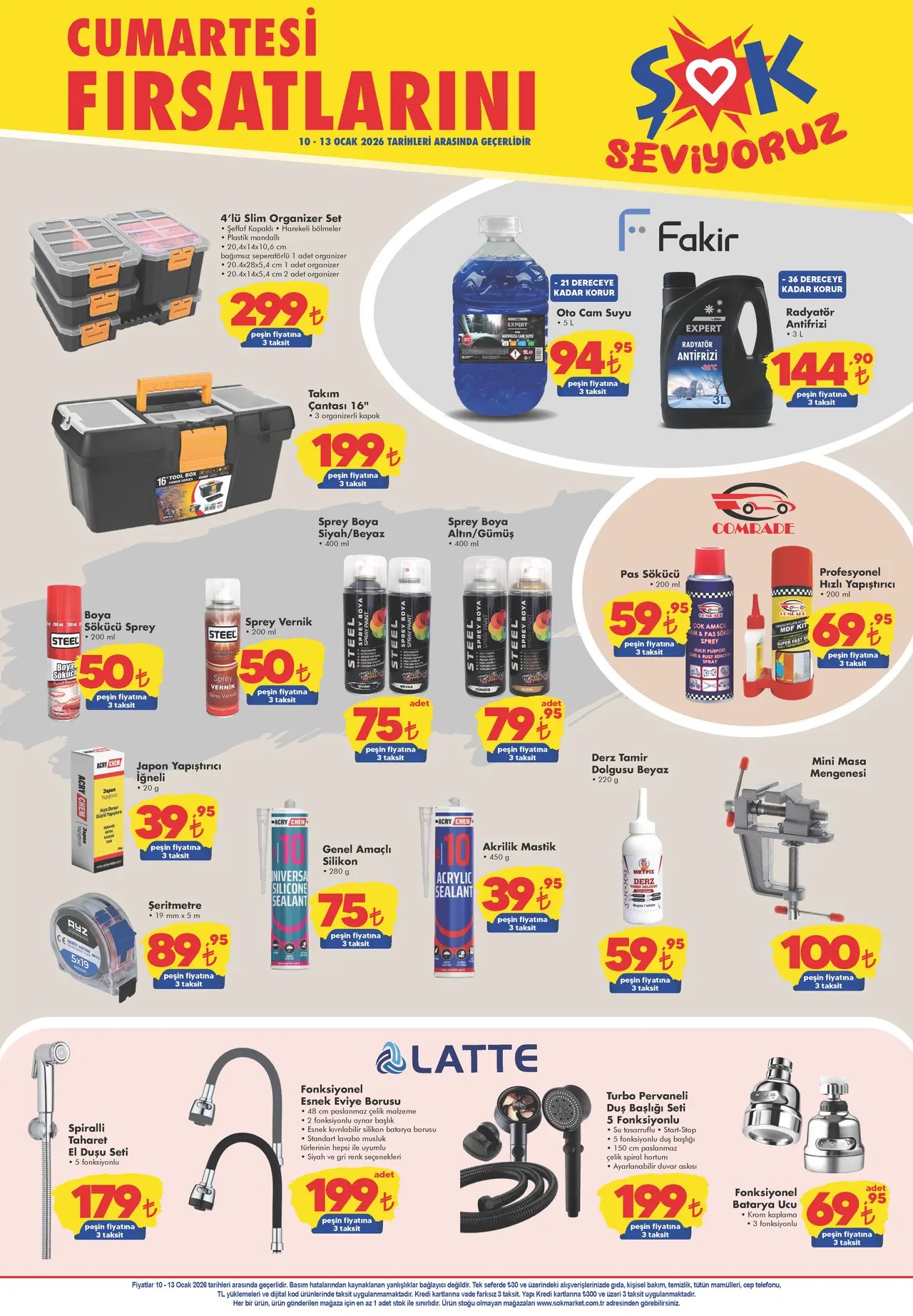 ŞOK 10 Ocak 2026 Aktüel Kataloğu