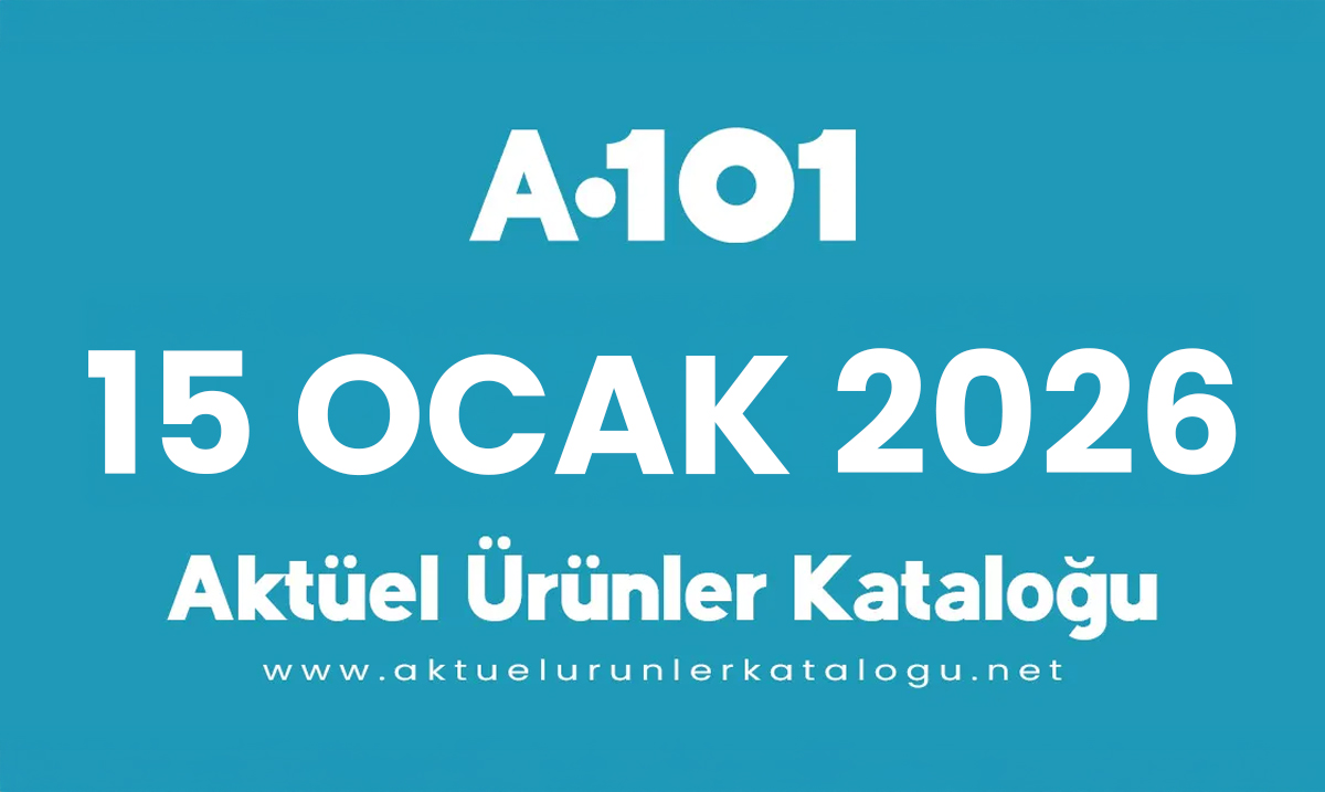 A101 15 Ocak 2026 Aktüel Kataloğu