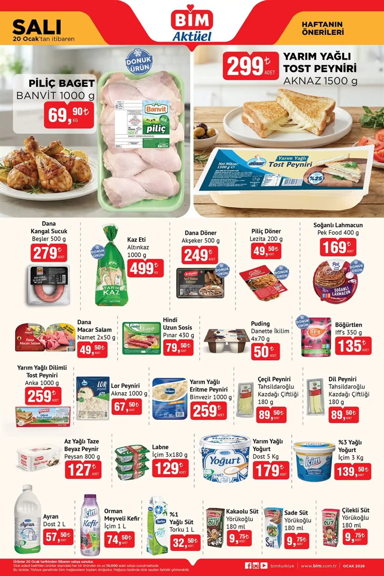 BİM 20 Ocak 2026 Aktüel Kataloğu: Temizlikte Dev Stok Fırsatı, Şarküteri Şov ve Efsane Atıştırmalıklar BİM 20 Ocak 2026 Aktüel Kataloğu