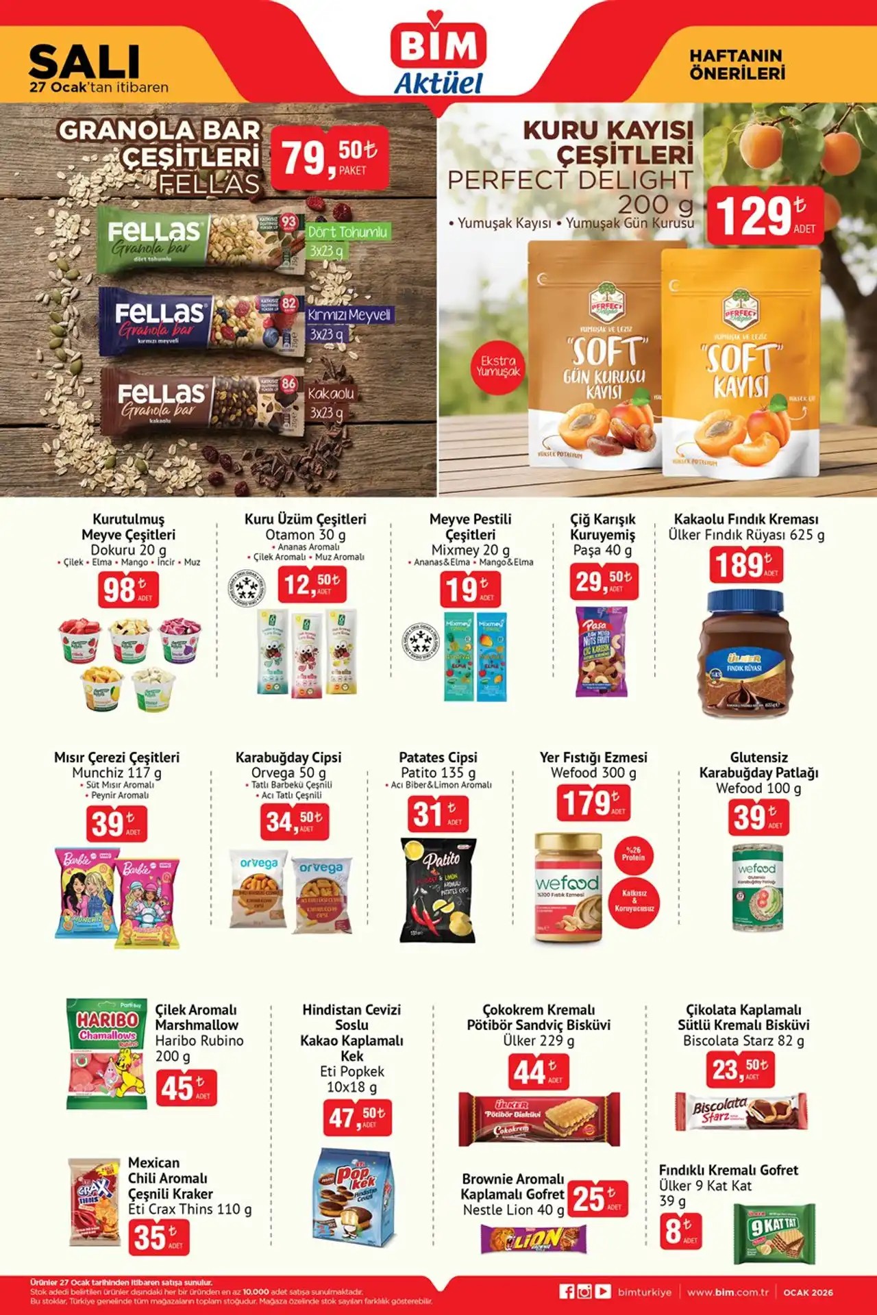 BİM 27 Ocak 2026 Aktüel Kataloğu