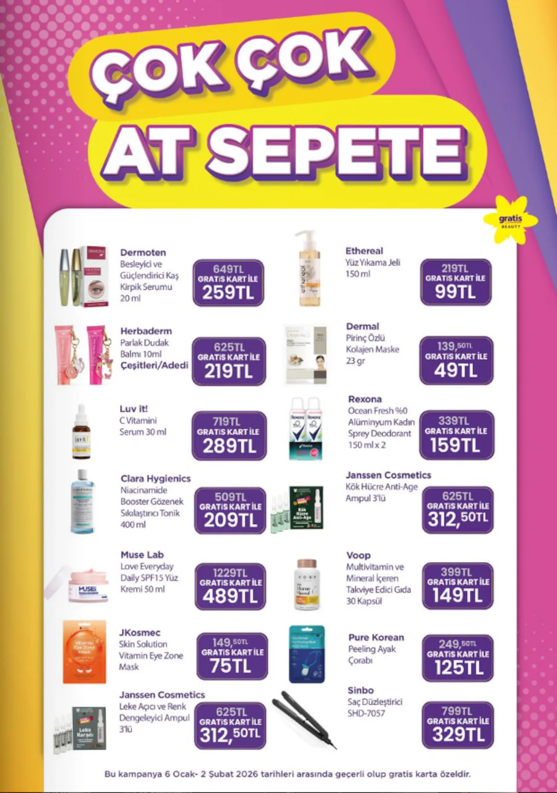 Gratis Ocak 2026 Kataloğu: Yeni Yılın İlk İndirim Şöleni ve Gratis Kart Ayrıcalıkları Gratis 1 Ocak 2026 Aktüel Kataloğu - Sayfa 5