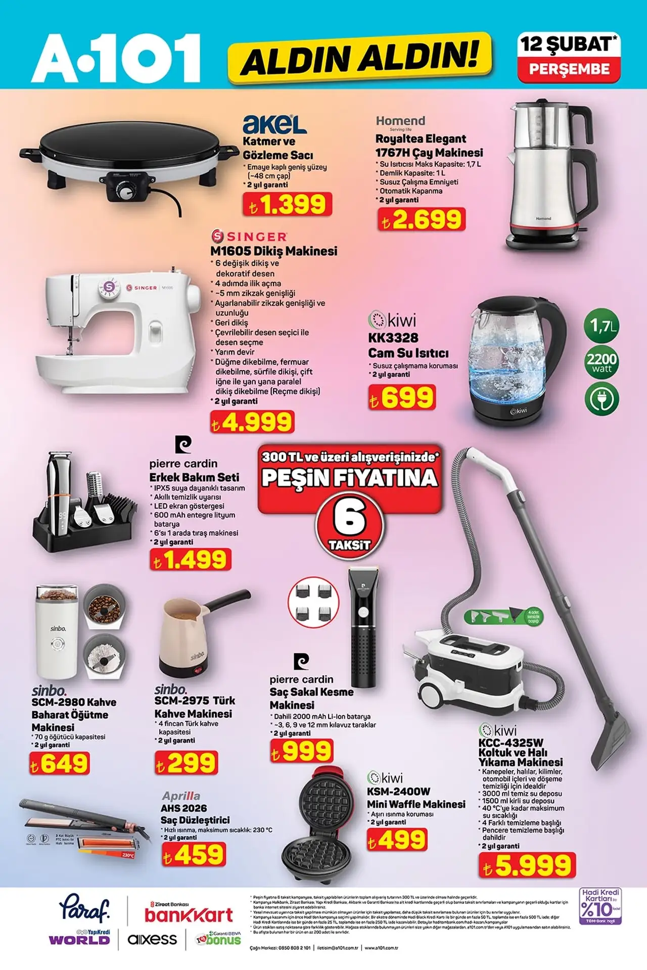 A101 12 Şubat 2026 Aktüel Ürünler Kataloğu