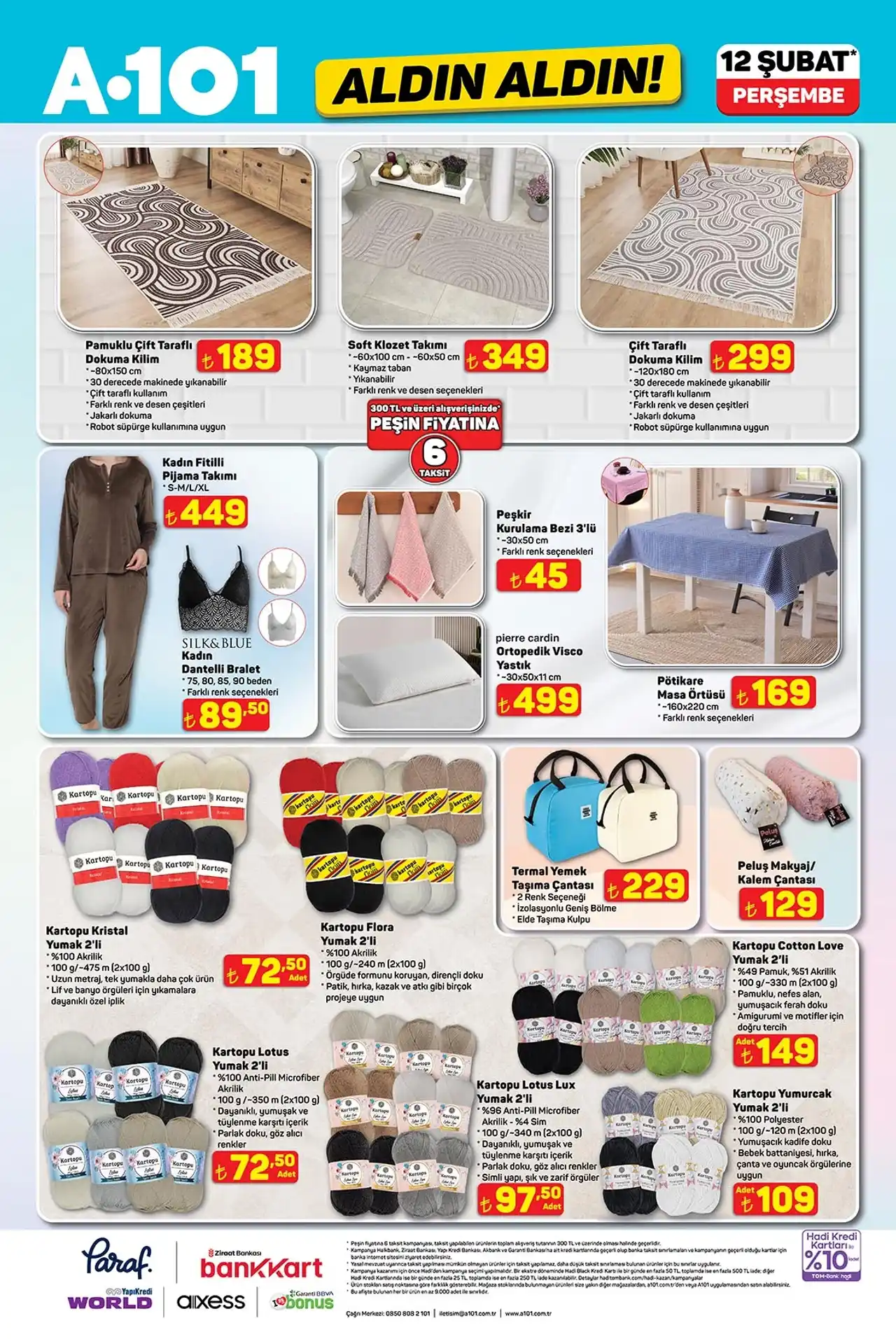 A101 12 Şubat 2026 Aktüel Ürünler Kataloğu